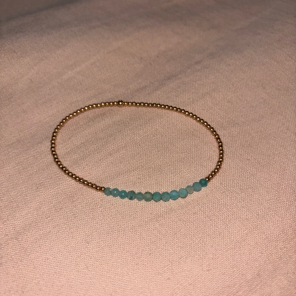 enewton classic gold beaded bliss 2mm bead bracelet - 4mm gold main image 1
